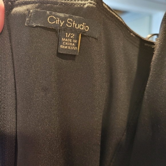 NWT City Studios Junior Sweetheart-Neck Tiered Dress on Blacl Size 12 - Picture 11 of 13